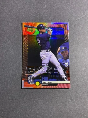 1999 Upper Deck Ionix Derek Jeter Cyber Insert #C8 - Yankees - Image 1 of 2