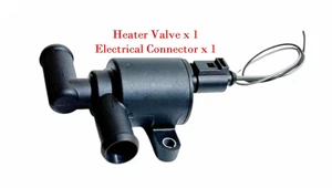 HVAC Electric Heater Control Valve + Connector Fits Audi VW 2011-2023 - Picture 1 of 20