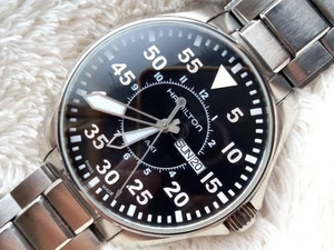Hamilton Khaki Aviation Pilot H646110 Quarz Herrenuhr 42mm - Bild 1 von 9