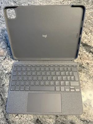 Logitech Combo Touch Keyboard Case for iPad Pro 11-inch (1st–3rd Gen) – Grey - Image 1 of 4