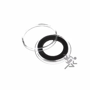 Cápsulas de monedas de diez centavos de EE. UU., soportes Air-Tite anillo negro de 18 mm, paquete de 10 - Imagen 1 de 3