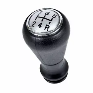 POMELLO DEL CAMBIO 5 MARCE PEUGEOT 206 207 306 307 406 407 NUOVO NERO ARGENTO - Bild 1 von 4