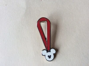2010 Disney Hidden Mickey Series Lanyard Red Pin Authentic - Picture 1 of 2