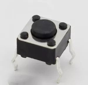 5x/10X MIKROSCHALTER MICRO TASTER SCHALTER MINIATUR 6X6X5MM 50MA MINI THT SMD - Bild 1 von 6