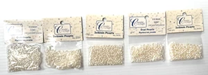 5 Bag Lot Crafting 3 x 6mm Craft Pearls Beads #54361 (240Pc) Each Bag x5 - Picture 1 of 2