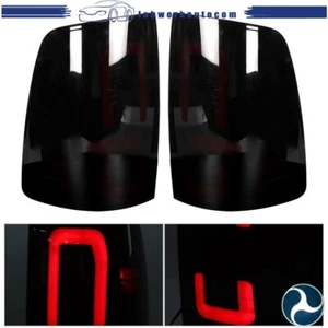 Halogen Black Soot Tail Light Lamp For Dodge Ram 1500/ 2500/3500 2010-2018 Pair - Picture 1 of 9