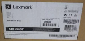 BRAND NEW Lexmark 50G0487 550-Sheet Paper Tray. FREE SHIPPING! - Picture 1 of 3