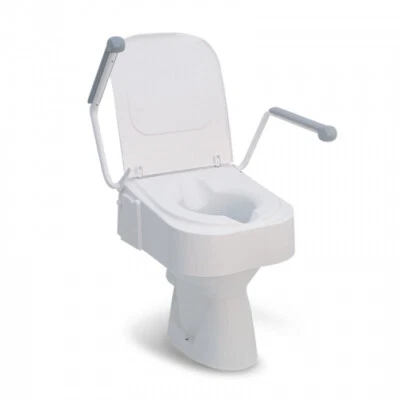 Drive Medical Toilettensitzerhöhung TSE 150 mit Armlehnen höhenverstellbar