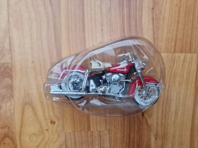 Nuovo 1/18 Maisto Classico 1962 Flh Duo Glide Harley Davidson Bicicletta Moto - Immagine 1 di 2
