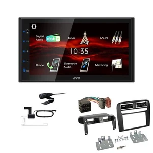 JVC KW-M180DBT 2DIN DAB+ Autoradio für Fiat Grande Punto 2005-2010 schwarz - Bild 1 von 5