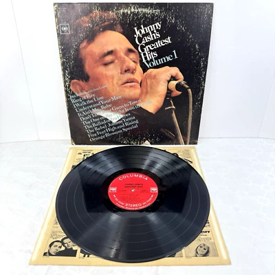 Johnny Cash Greatest HIts Vol 1 Vinyl 360 Sound 1967 Columbia Records CS 9478 - Image 1 of 4