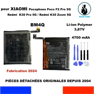 GENUINE BATTERY BM4Q XIAOMI POCOFONE F2 PRO REDMI 30 PRO ZOOM 5G 4700mAh OEM - Photo 1/11