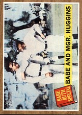 2011 Topps Heritage #137A Babe Ruth/Babe And Mgr. Huggins