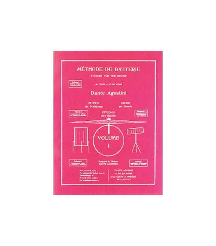 Dante Agostini metodo per Batteria Volume 1