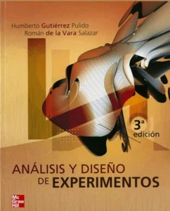 ANALISIS Y DISEÑO DE EXPERIMENTOS, by HUMBERTO GUTIERREZ PULIDO - Imagen 1 de 1