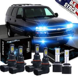 Faro LED alto/bajo y 880 antiniebla combo 9005 9006 para Tahoe 2001-2006 6x - Imagen 1 de 11