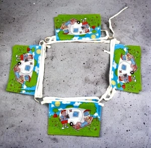 HAPPY CARAVAN 6 Metre Bunting 19 Feet 20 flags Caravans Caravanning - Picture 1 of 1