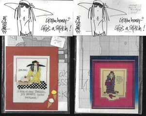 Punto de cruz Twisted Threads P- Listen Honey Life's a Stitch estresado y delgado - Imagen 1 de 2