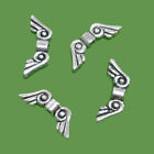 Metallperlen Flügel 15 mm Farbe Silber antik 50 Spacer Perlen nenad-design AN079