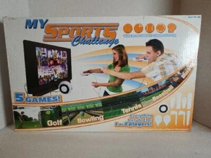 My Sports Challenge Sistema di Gioco Sportivo Wireless Cinque Giochi 1 o 2 Giocatori - NUOVO - Foto 1 di 9