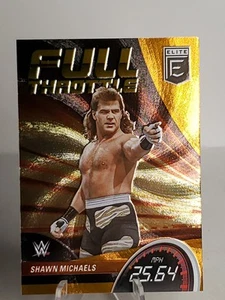 Shawn Michaels 2023 Donruss Elite WWE Full Throttle Orange /49 - Picture 1 of 3