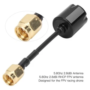 (Black SMA) 5.8Ghz 2.8Dbi Antena o wysokim zysku do drona wyścigowego FPV RC Zamiennik CH - Zdjęcie 1 z 15