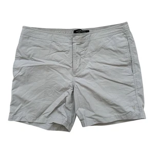 All Saints Ward Badeshorts Herren Large grau 6" Schrittlänge gefüttert Stretch Ramskull - Bild 1 von 10