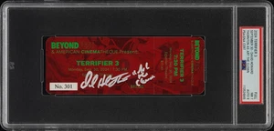 David Howard Thornton Signed TERRIFIER 3 Movie Premiere TICKET Art the Clown PSA - Picture 1 of 2