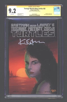 Teenage Mutant Ninja Turtles #28    CGC  9.2  Signed by KEVIN EASTMAN - Image 1 of 2
