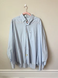 Lacoste Blue Men’s Dress Shirt Size 44 - Picture 1 of 6