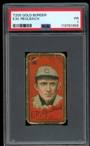 1911 T205 Gold Border Ed Reulbach PSA 1 Chicago Cubs  (1958) - Picture 1 of 2
