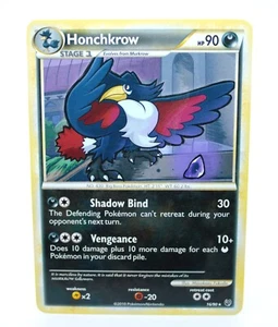Honchkrow 16/90 Rare HG&SS Undaunted 2010 - Pokemon Card TCG (NM) - Picture 1 of 4