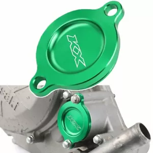 CNC Engine Oil Filter Cover Cap For KAWASAKI KX 450/X/F/SR KX450X KX450F KX450SR - Picture 1 of 15