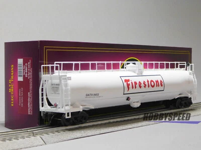 MTH PREMIER FIRESTONE 33K GALLON TANK CAR O GAUGE train gas 20-96813-8453 NEW - Image 1 of 4