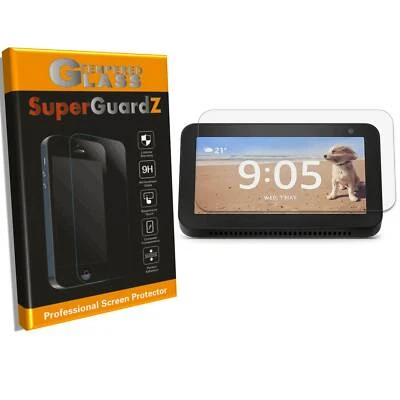 Protector de pantalla de vidrio templado SuperGuardZ protector protector para Amazon Echo Show 5 Foto 1 de 4