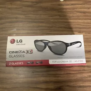 LG Cinema 3D GLASSES for TV 2 Pair Pack AG-F310 Open Box Never Used - Picture 1 of 2