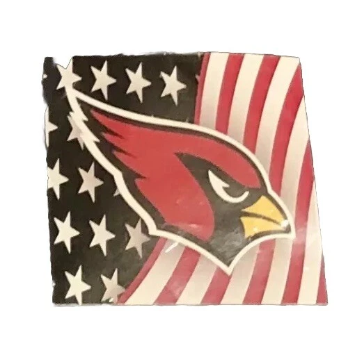 Bandera de fútbol americano de los Arizona Cardinals NGL 3’x5’ hombre barra de cueva bandera roja sellada Foto 1 de 4