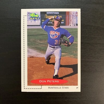 1991 Classic Best 288 Don Peters Huntsville Stars - Image 1 of 2