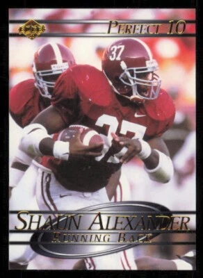 2000 Collector's Edge Supreme Perfect 10 SHAUN ALEXANDER #6 Rookie RC - Image 1 of 2