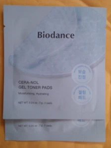 4 Biodance (K-Beauty) Cera-Nol Gel Toner Pads - Moisturizing Hydrating - 0.24 OZ - Picture 1 of 1