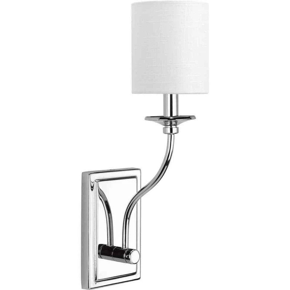 Progress Lighting P710018-015 Bonita Wall Sconce Polished Chrome