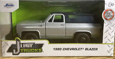 1980 Chevy Blazer Silver and Black Jada Just Trucks 1:32 Die-Cast Model Car New
