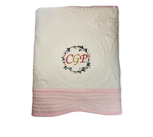 Personalized heirloom baby blanket quilt - Picture 1 of 10