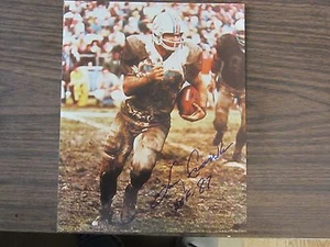 Larry Csonka Autograph / Signed 8 x 10 photo Miami Dolphins HOF 87 - Picture 1 of 1