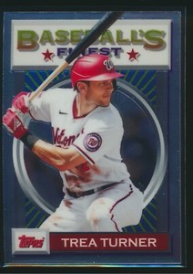 2020 Topps Baseball's Finest Flashbacks #155 Trea Turner Nationals