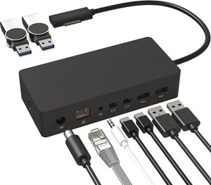 Microsoft Surface Docking Station 1661 con PSU 1749 100 fuera de lote de trabajo - Imagen 1 de 2