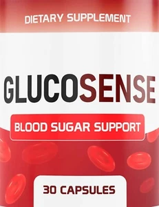 GlucoSense Blut Gesundheit Unterstützung Nahrungsergänzungsmittel 30 Kapseln Gluco Sense - Bild 1 von 1