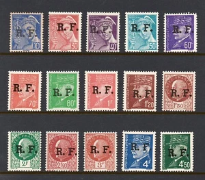 France Liberation WWII (1944) - “Rhône-Alpes (Lyon)” Complete Unused MH Set - Picture 1 of 2