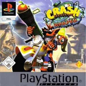 Sony PlayStation 1 - Crash Bandicoot 3: Warped Platinum - mit OVP ohne Cover - Bild 1 von 2