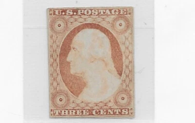 US Scott 11, 1851-56 #C Washington, NG, NH, F/VF - Image 1 of 2